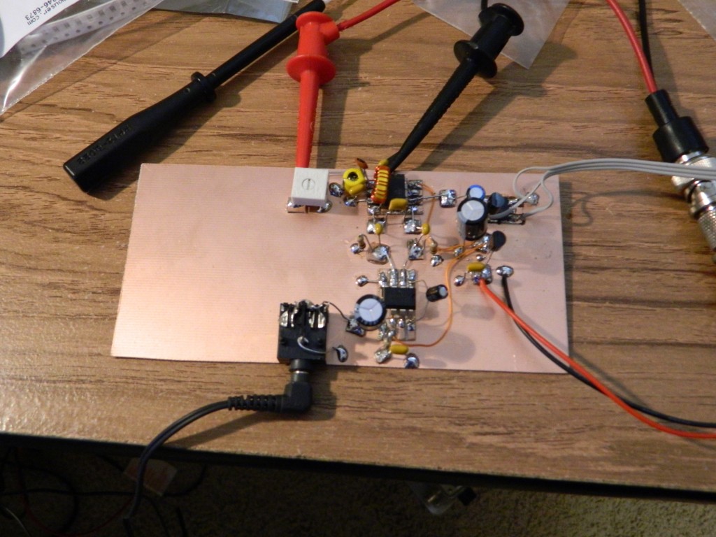 NE602/LM386 Prototype Receiver with SiT3808